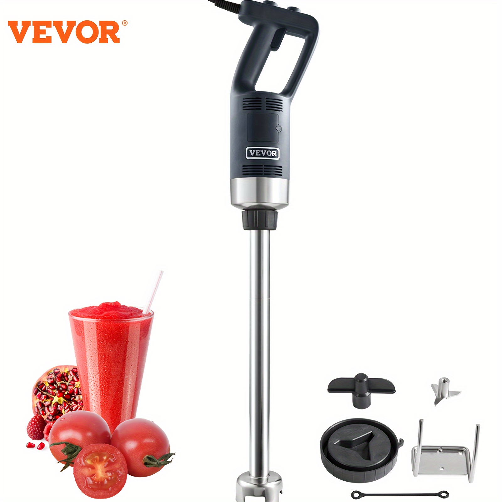 

Vevor Commercial , 500 Watt 20inch Heavy Duty Hand Mixer, Mixer With 304 Stainless Steel Blade, Multi- Portable Mixer For Soup, Smoothie, Puree,