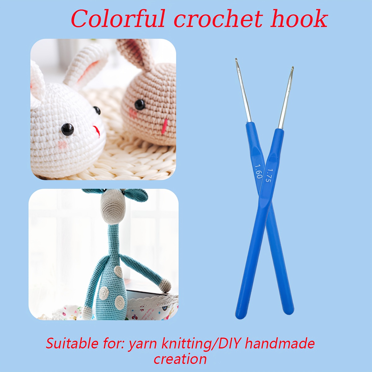 juego ganchos crochet mango premium ganchos metálicos Temu Uruguay