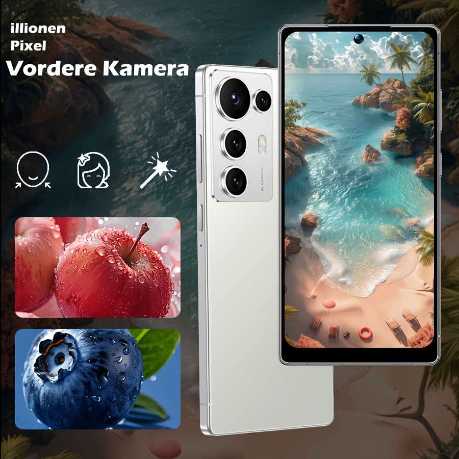 smartphone mini ipad sbloccato 5g,   display hd da 7,5 pollici, 6gb   + 128gb rom,    , fotocamera hd,   sim, riconoscimento facciale, ricarica type-c,   integrato, gps  . accessori completi con custodia  , pellicola   per   Dettagli dell'articolo 1