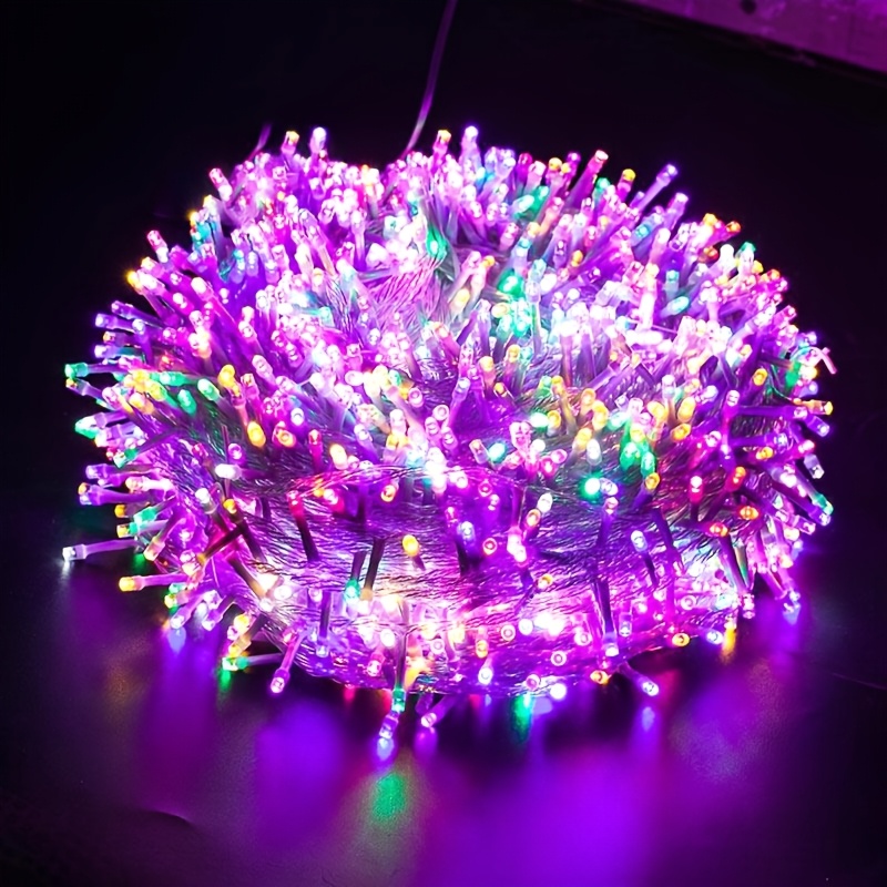 

1pc Led Christmas - 600cm/1000cm, For & Decor, , - String For , Birthdays, Weddings - Battery Operated