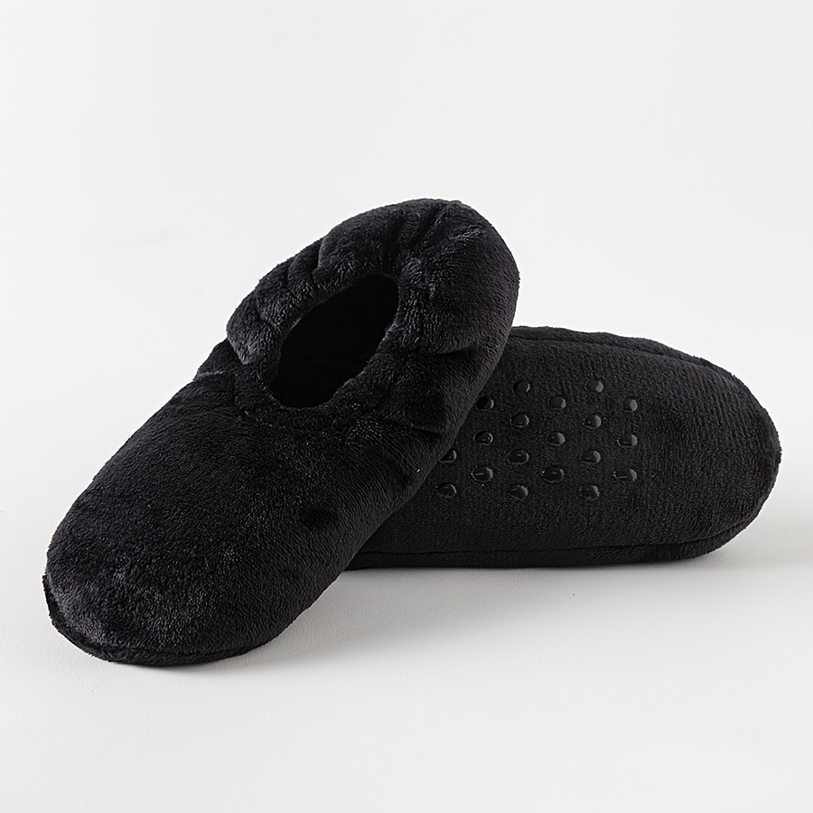 TEMU 1 Pair Of Autumn/winter -friendly Plus-size Men's Casual Daily Indoor Non-slip Lightweight Warm Floor Socks
