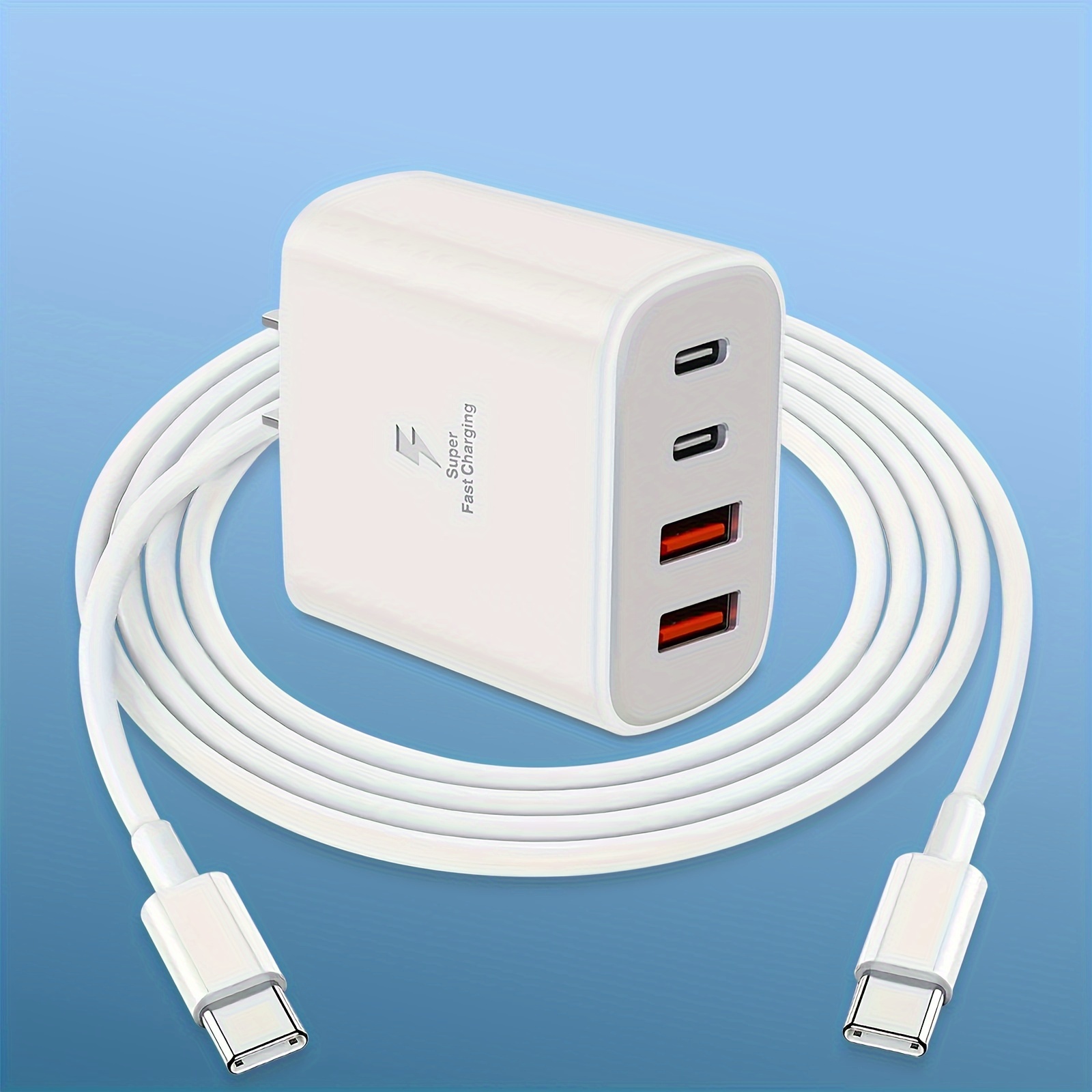 

For Super Fast Charging Ipad Charger Usb C Wall Charger Fast Charging 4ft Cable