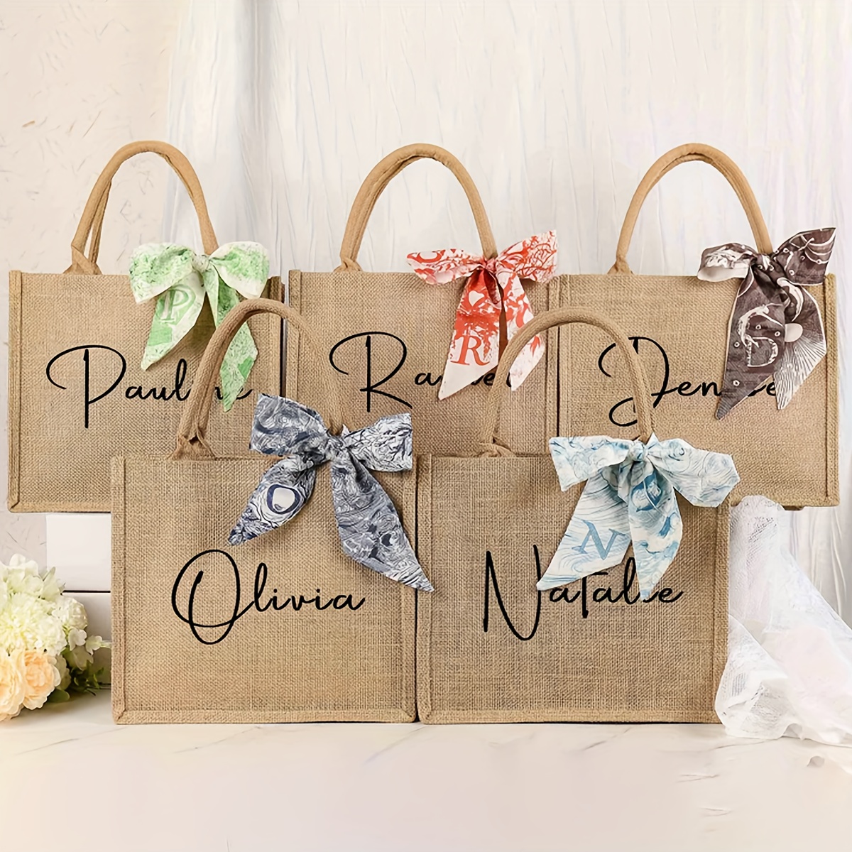bolsas arpillera personalizables damas Temu Spain