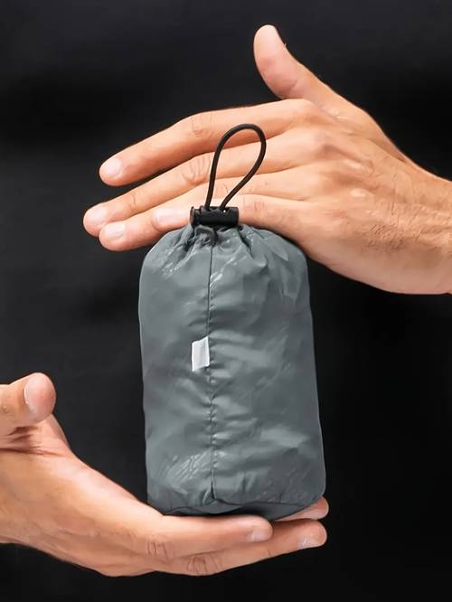 chaqueta con capucha para hombre, ideal para y . una bolsa de almacenamiento portátil. ropa de abrigo transpirable para viajes , pesca, running, natación y fotografía . talla única pequeña; , una talla más .