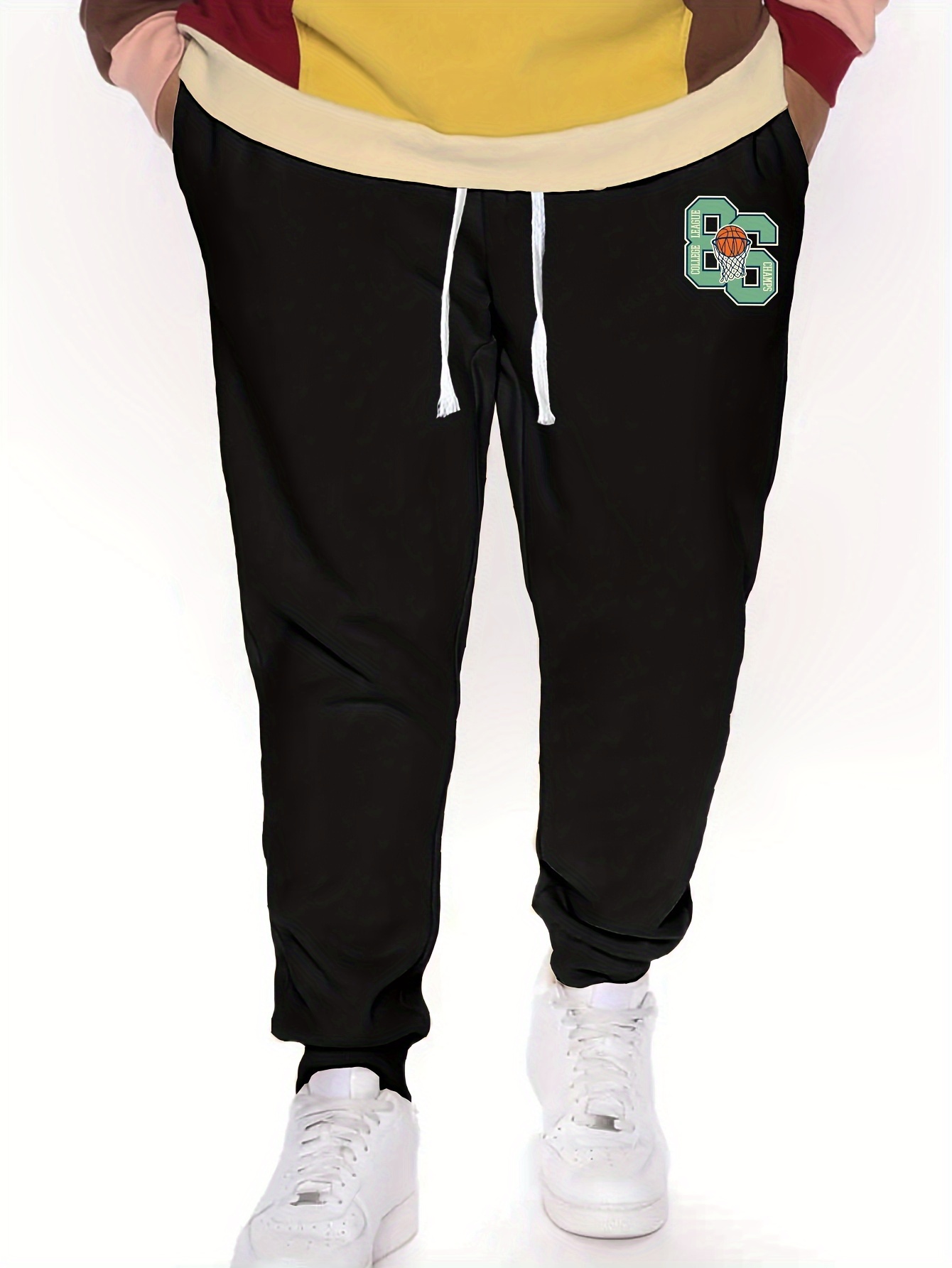 Plus Size Men's queen Graphic Print Jogging Pants - Temu