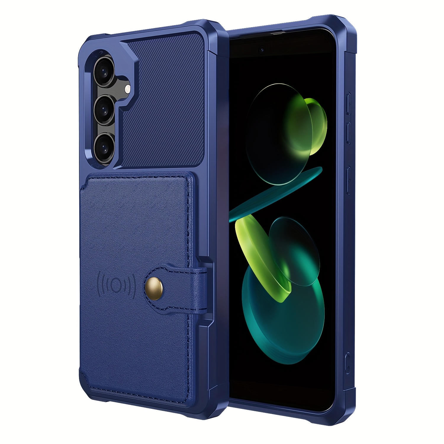 TEMU Phone Case - Creative Phone Case For A56 With Card Holder For Cards And , Compatible, Protective Case For Galaxy A36, Drop-resistant For A55,