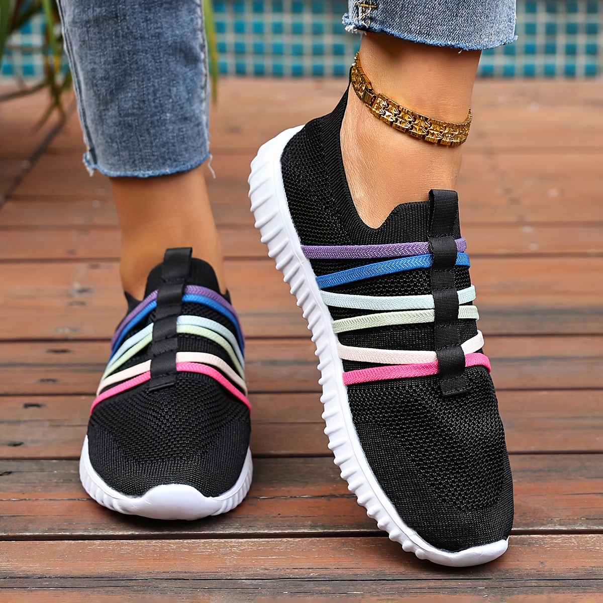 TEMU Women's Athletic Shoes And Camping Footwear