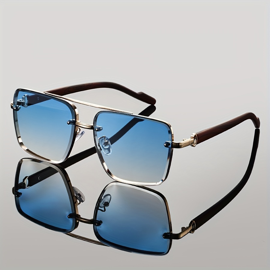 

[customer ] Bololoc Men's Fashion Fashion Glasses - Vintage Style, Double Metal Frame With Wooden , , Travel & Music Festivals