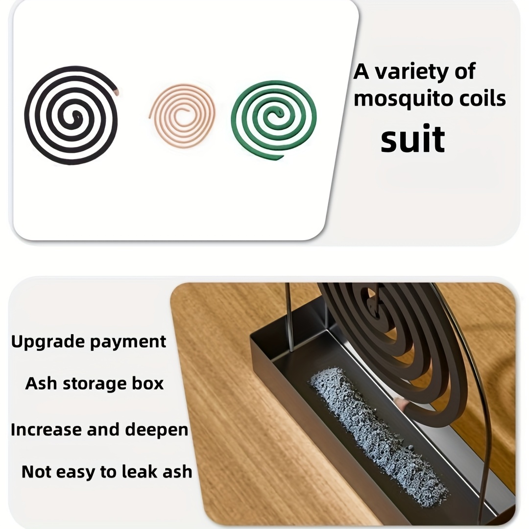 1pc Mosquito Coil Stand, Metal Material, Suitable for Hanging Mosquito Coils or Sandalwood Incense, Applicable to Decorating Living Rooms/Bedrooms and for Outdoor Camping
