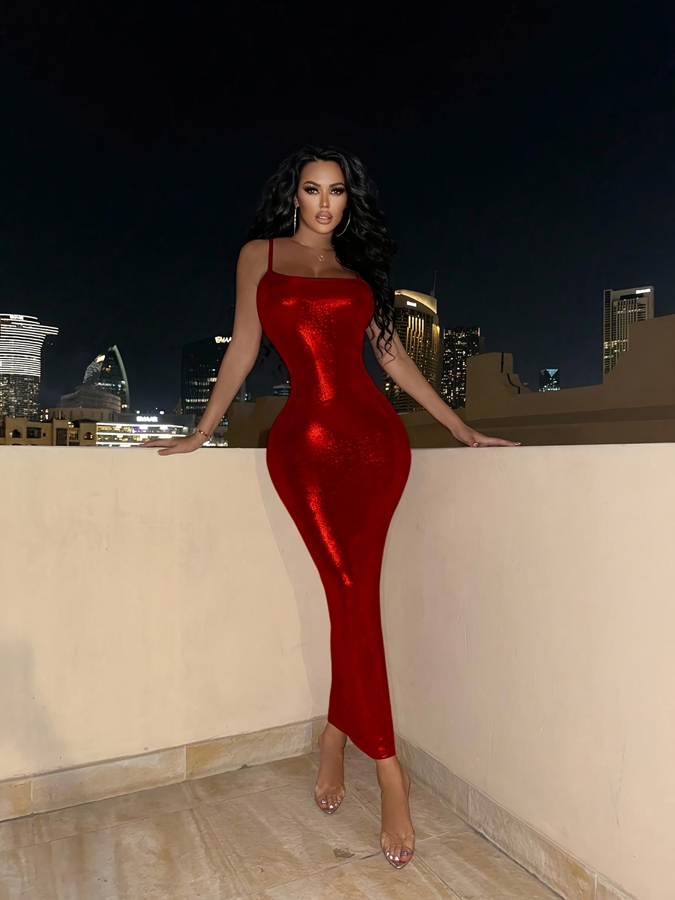 christmas date outfit heart flutter a wine red fitted - Temu Oman