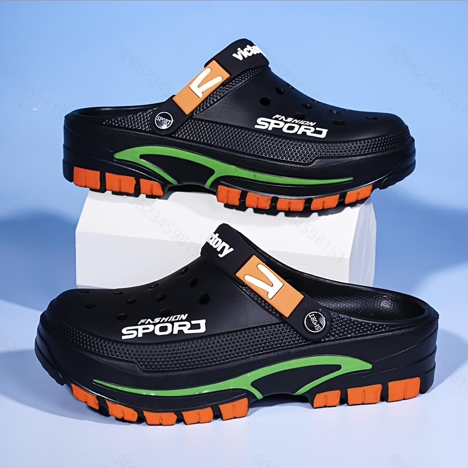 2025 summer new style hole punch shoes mens   durable outdoor lightweight breathable  