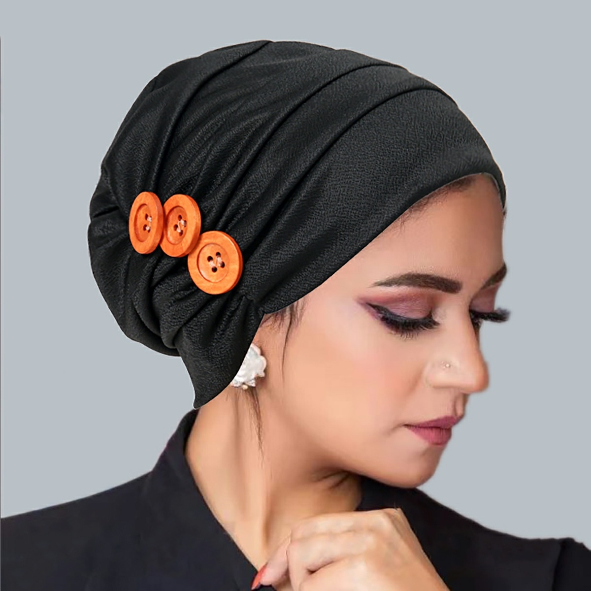 ASAH HOME Checkered Bandana | Red, Black & White | 100% Cotton Head Wrap Scarf | 54cm