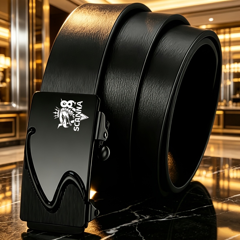 TEMU V8 Eagle Men's Belt, Automatic Design, Easy Adjustment, Durable And Wear-resistant, Suitable For Business Travel And Different Dressing Styles,