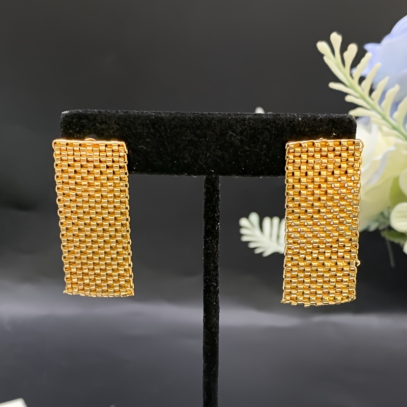 Vintage Jewelry Set for Women, 18K Golden Plated Iron