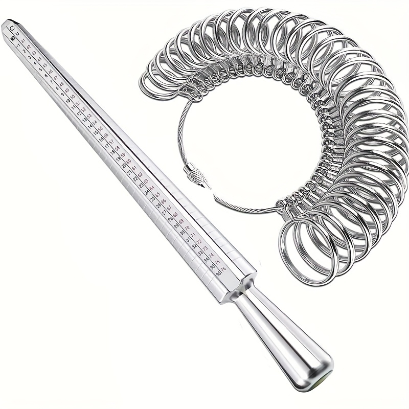 ring size measuring tool including ring ring Temu United Kingdom