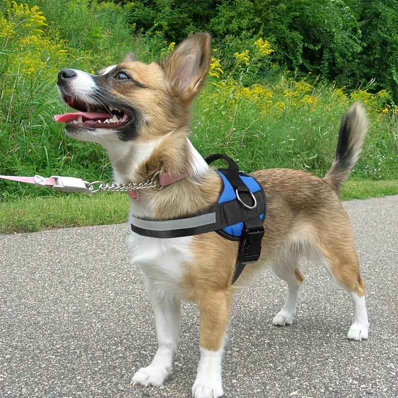 No-Pull Reflective Dog Harness, Breathable Adjustable Vest with Handle