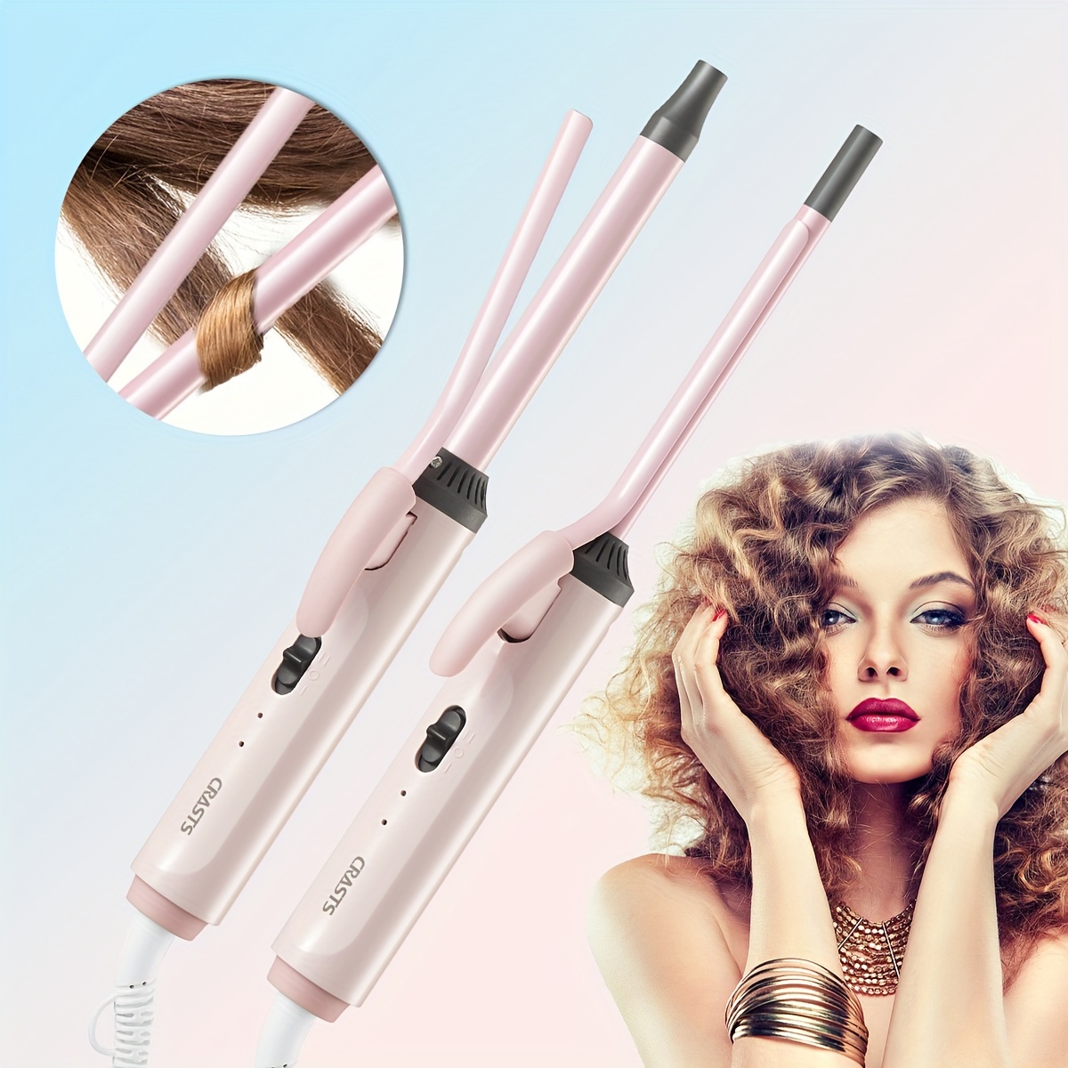 

Hair Curling Wand, Fine Root Thin Root Hair Curling Stick, Hairdressing Tool, Gifts For Women, Mother's Day Gift