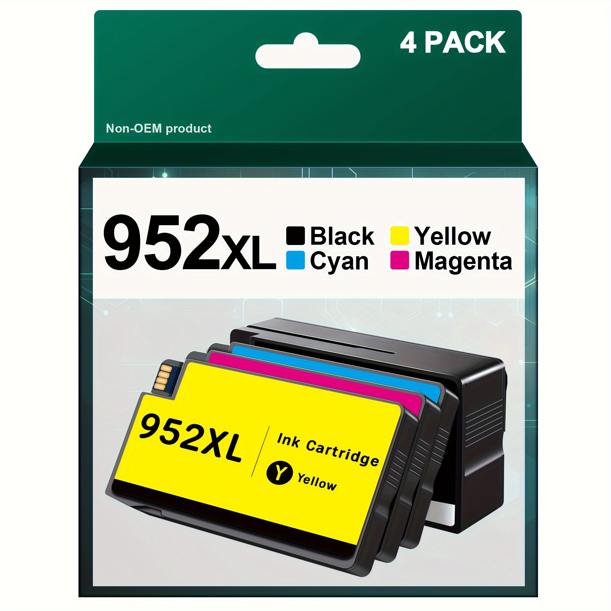 TEMU 4 Pack Ink Cartridges Replacement For Ink Cartridges To Use With Pro 8710 8720 7740 8725 8210 8715 8702 8740 7720 8730 8216 8700