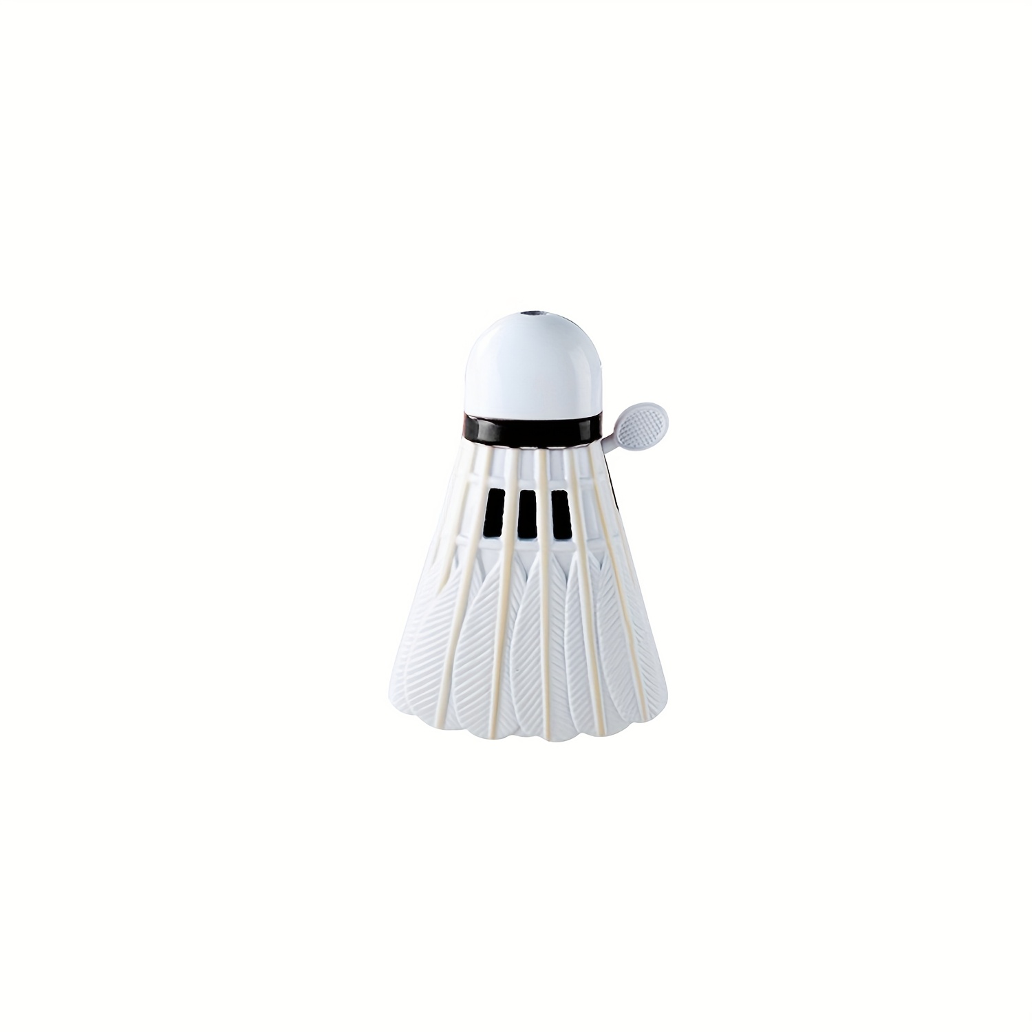 TEMU Creative Badminton Lighter (no Butane), Portable Lighter, Metal Material, Refillable With Butane, Candles, Camping, Decoration, , Valentine's Day Gift