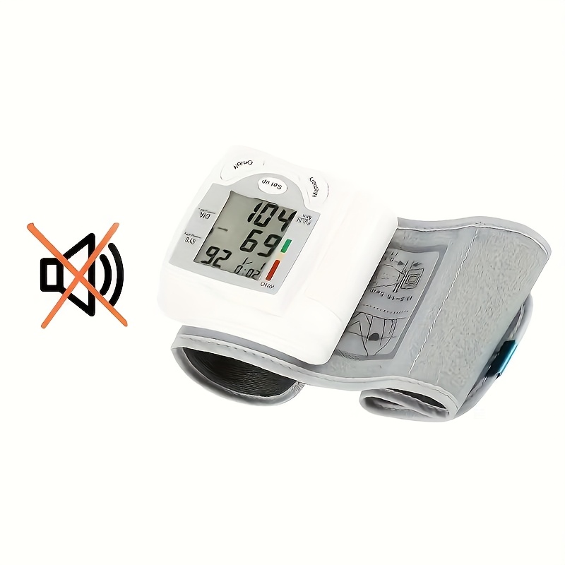 1pc automatic wrist   with large lcd screen adjustable cuff   detection irregular heartbeat alert battery powered batteries not included safe for adults 36v or lower Product details 6