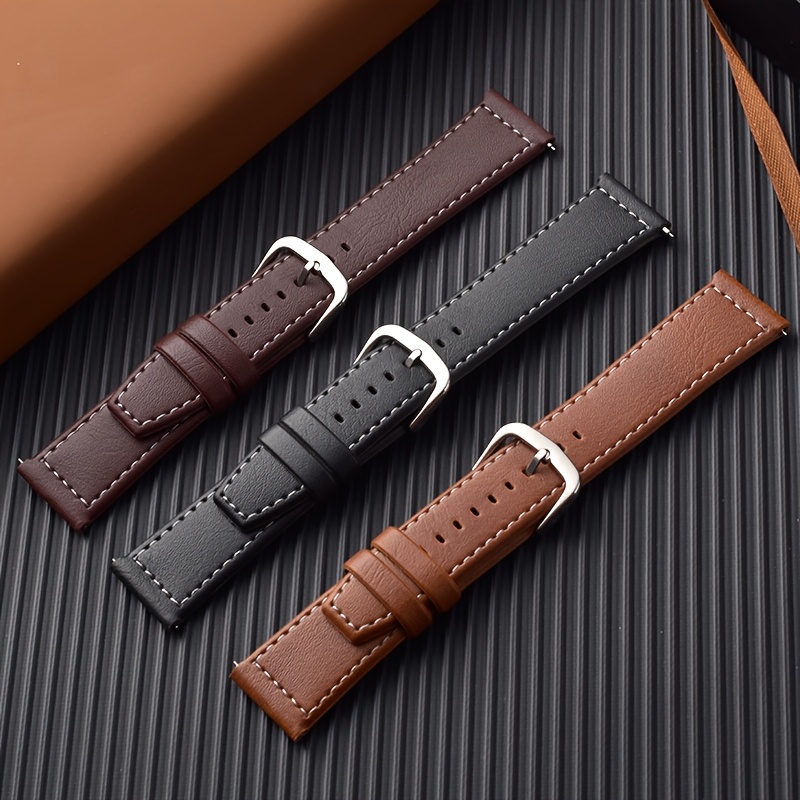 

Elegant , Vintage-inspired 22mm Watch Strap With Pin - Waterproof, For Series (6/5/4/active 2//6 Classic/3) - Perfect Gift For Birthdays & Valentine's Day