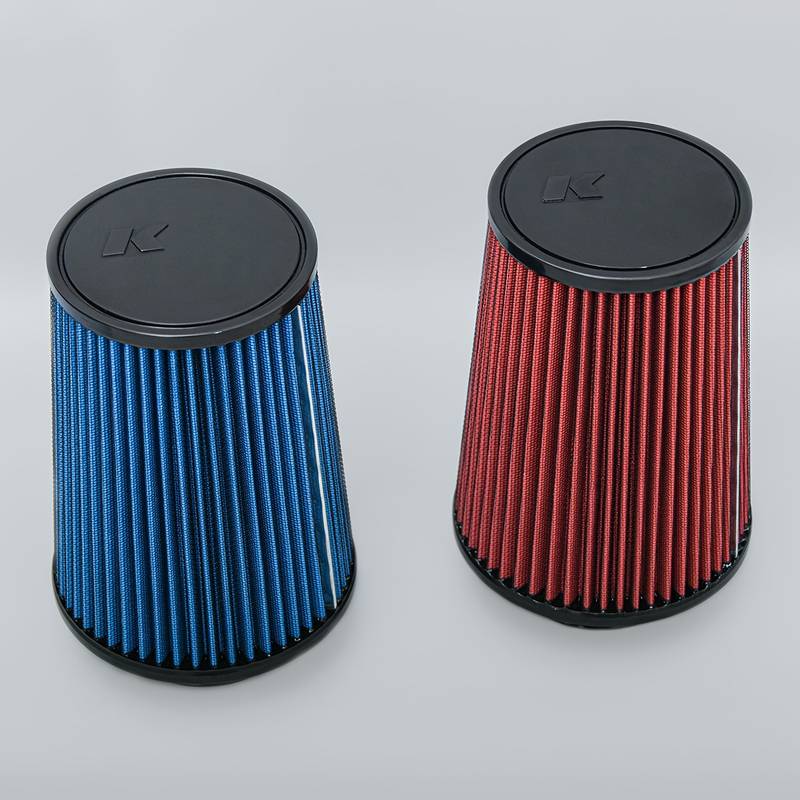3 Pack Universal 76mm Mushroom Racing Air Filters - Red, Car Flow Air Intake