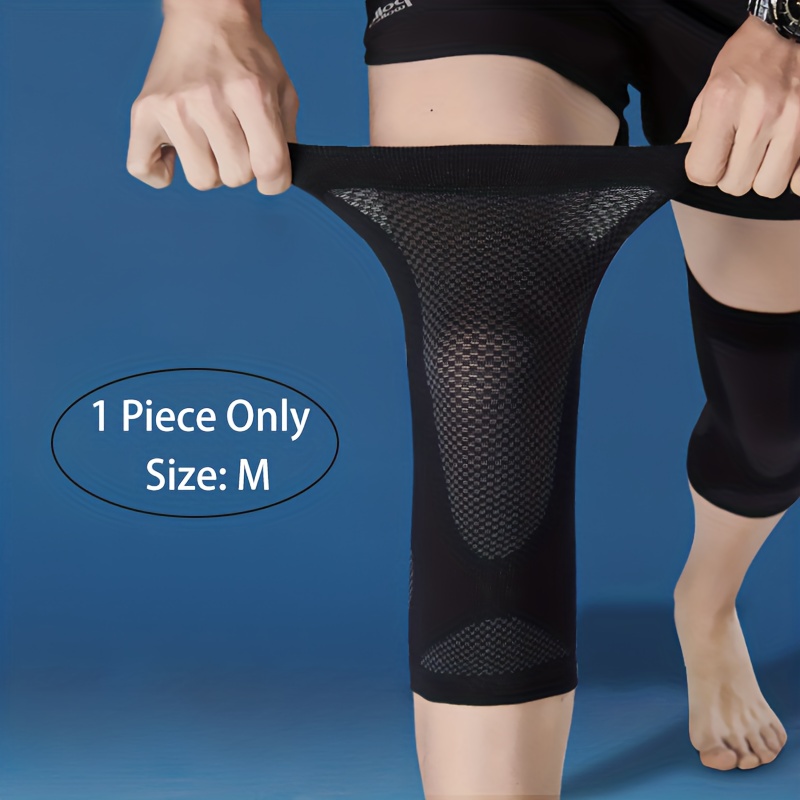 TEMU 1pc Breathable Knee Brace For Men And Women, Ultra Thin Light Knee Compression Sleeves Made Of High Elastic Fibric For Workout, Exercises.