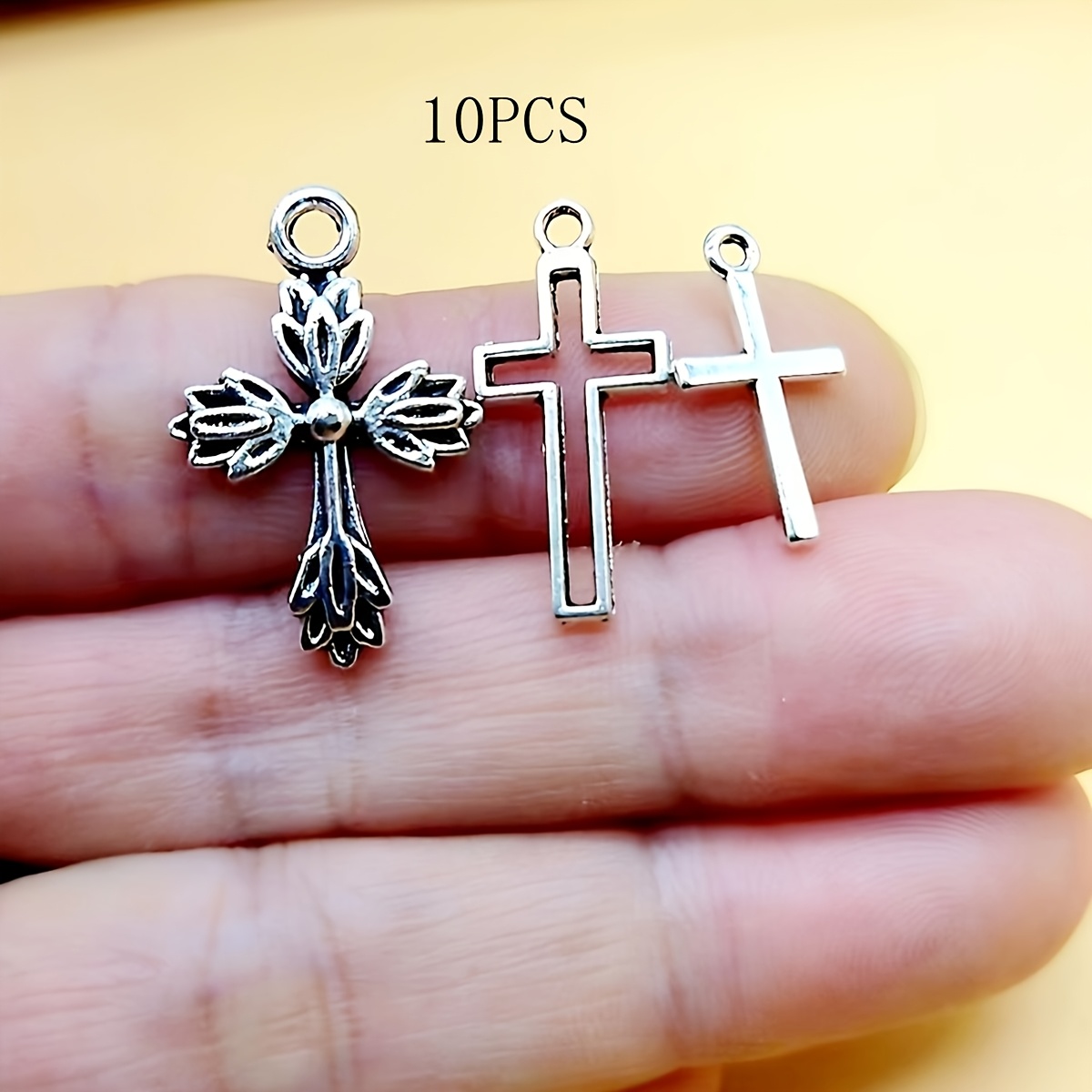 Fashionable Charm 10-style Mixed Holy Cross Pendant Jewelry Additions