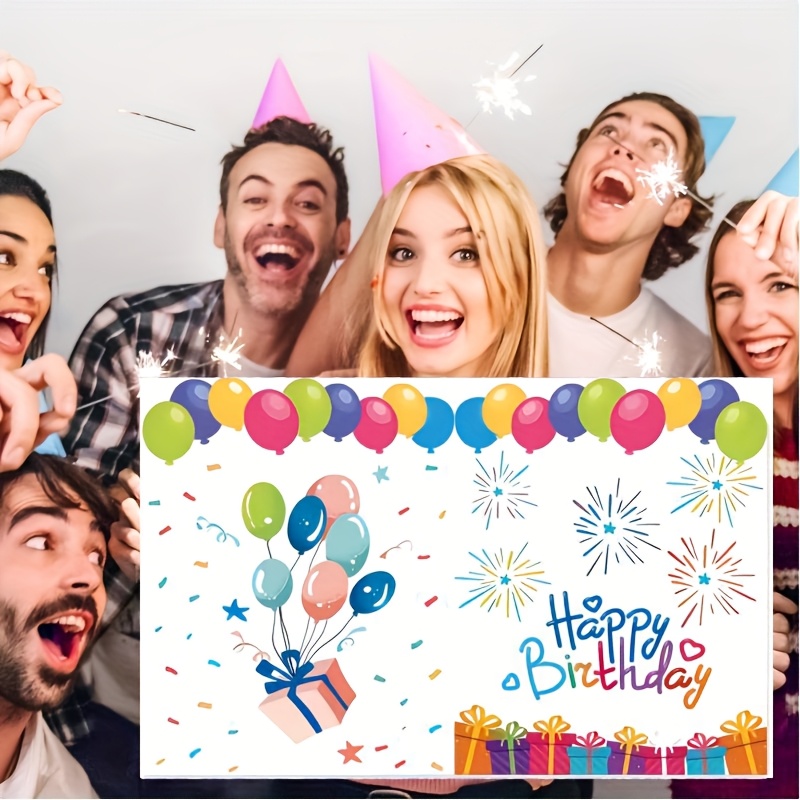 extra large 11x17 3 inch oversized birthday card suitable for all ages and genders durable corrugated board ideal for   table centerpieces or wall decorations funny birthday card envelope not included 0