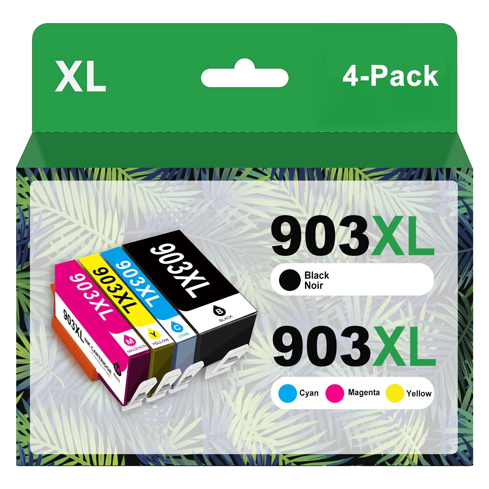Image of 903xl Multipack Printer Cartridges Compatible For 903xl 903 For Pro 6970 6960 For 6950 6960 -one Printer (black Magenta Yellow, 4-pack)
