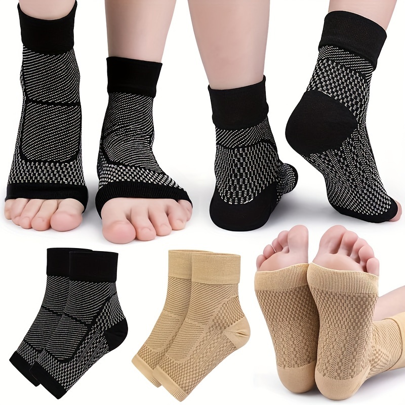 sports ankle brace compression sleeve nylon 80 spandex 20 knit fabric   support hand wash only breathable heel protector for men and women details 0