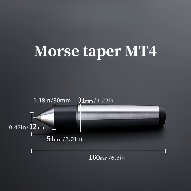 1pc モールステーパー固定センター、MT2/MT3/MT4、旋盤ツール、60 角度 - Temu Japan