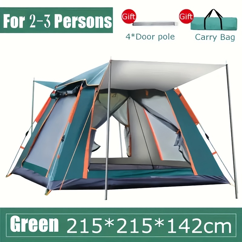 

Automatic Tent 3-4 Thickened Rain Camping Tent Portable Folding Four-sided Tent