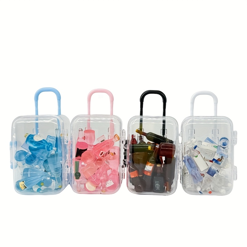 Puppen-Reisetasche Für 18 Zoll Puppen | Rosa Koffer Für Puppenzubehör