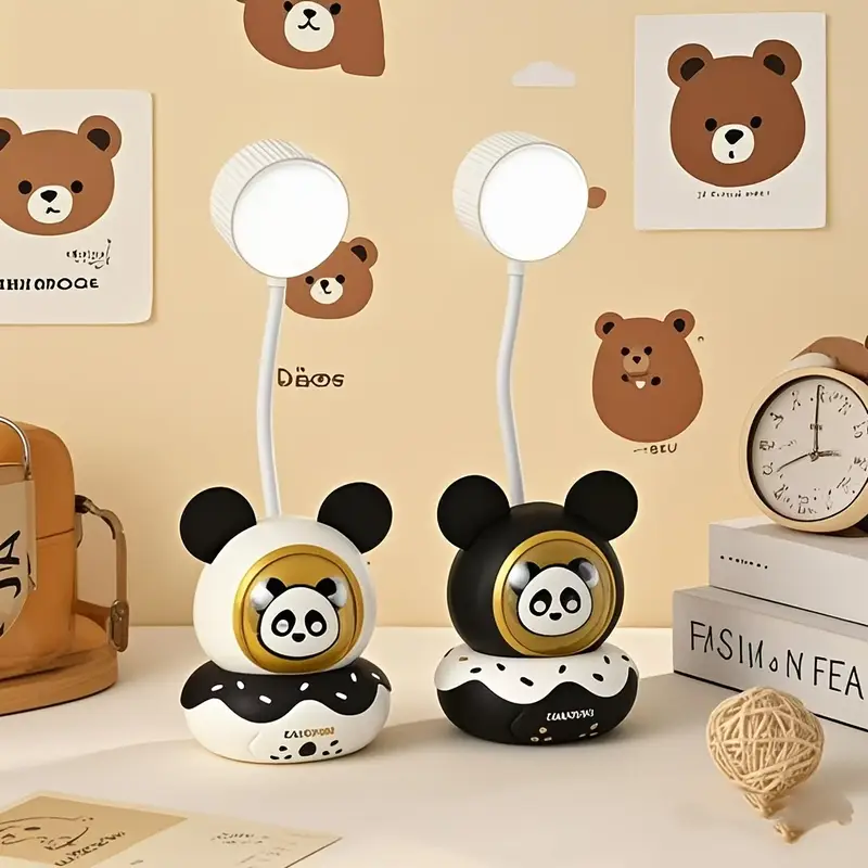 creative cute cartoon panda night light student desk lamp decoration eye protection atmosphere light Product details 3