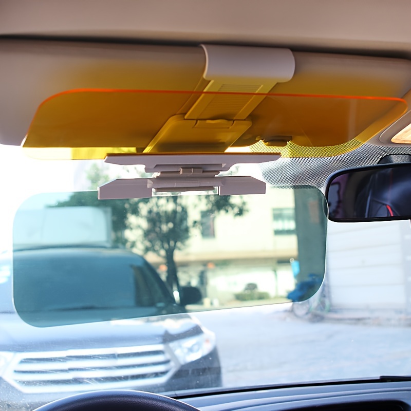 

2-in-1 Day And Night Anti-glare Car Sun Visor, Adjustable Sunshade Extender Compatible For Day/night Driving