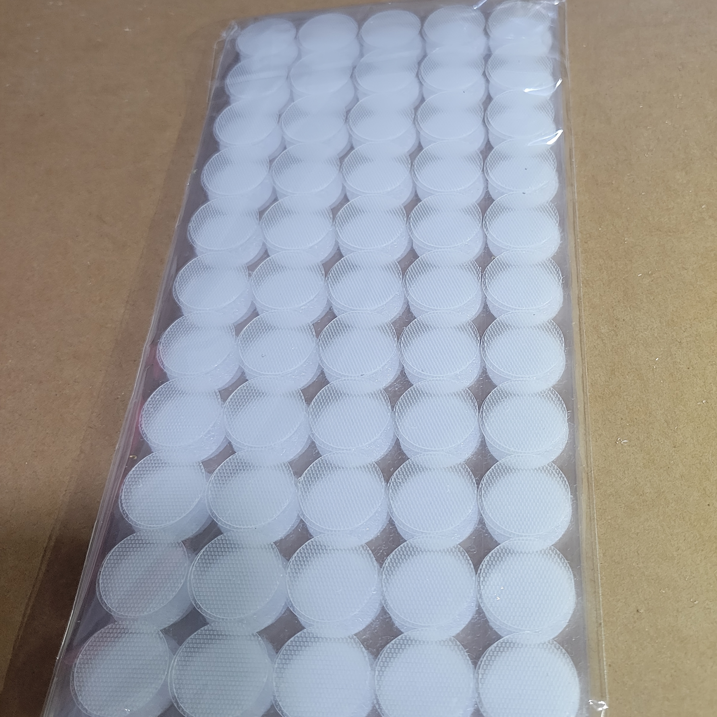 TEMU Ganci e passanti a strappo trasparenti- da 20 mm e 25 mm adatti per fai da te, adesivi a punti riutilizzabili con forte adesivo che non si