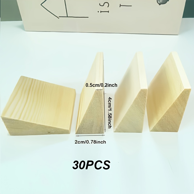 Image of Premium Wooden Cubes, Unfinished Pine Wood Cubes For Crafts, Wood Cubes Ready For Artistic Projects Wall Art- With Blank Wood Cubes