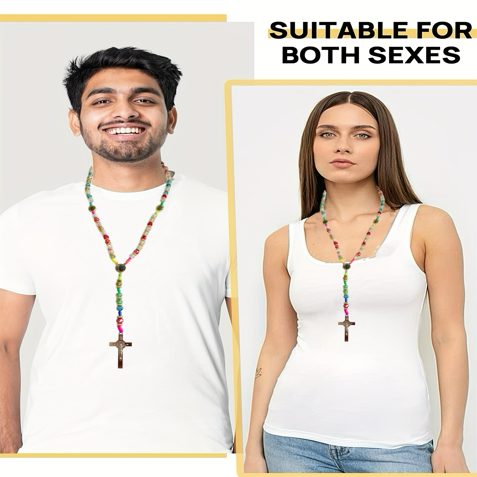 Christian Crucifix Cross Necklace, Easter Gift