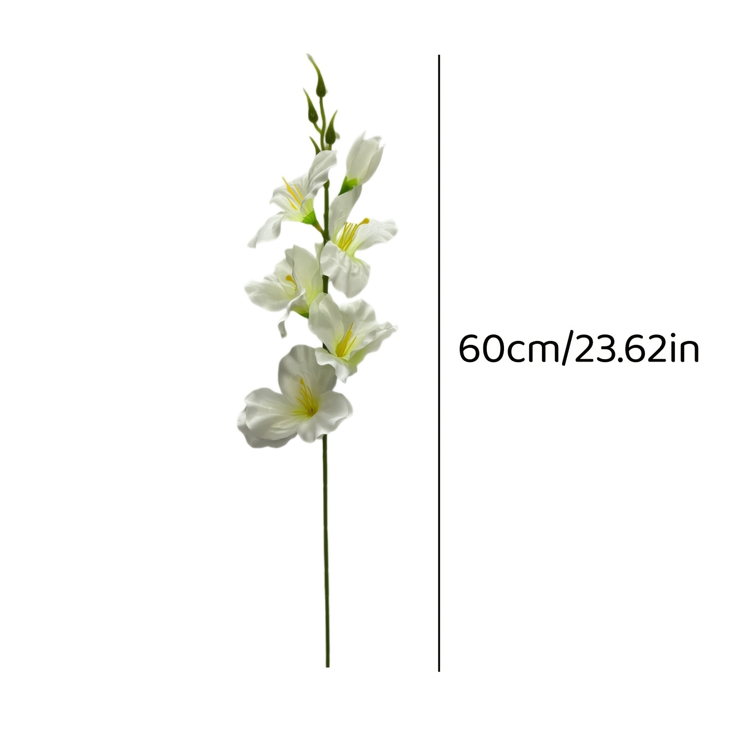 Image of 5 Lifelike Artificial Gladiolus - Plastic Orchid Stems, Suitable For Home, Garden, Wedding, Party And Holiday Decorations (mother's Day, Easter, ) Holiday Decoration Artificial Flowers