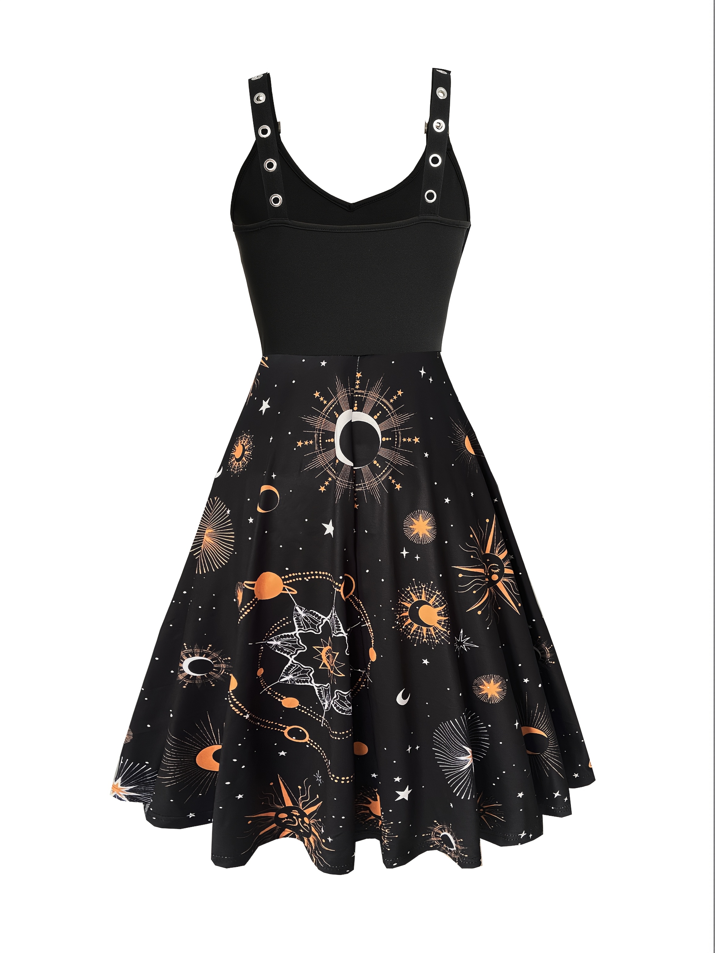 sachin and babi light blue dress Cosmic Aura Celestial Bell Sleeve Dress