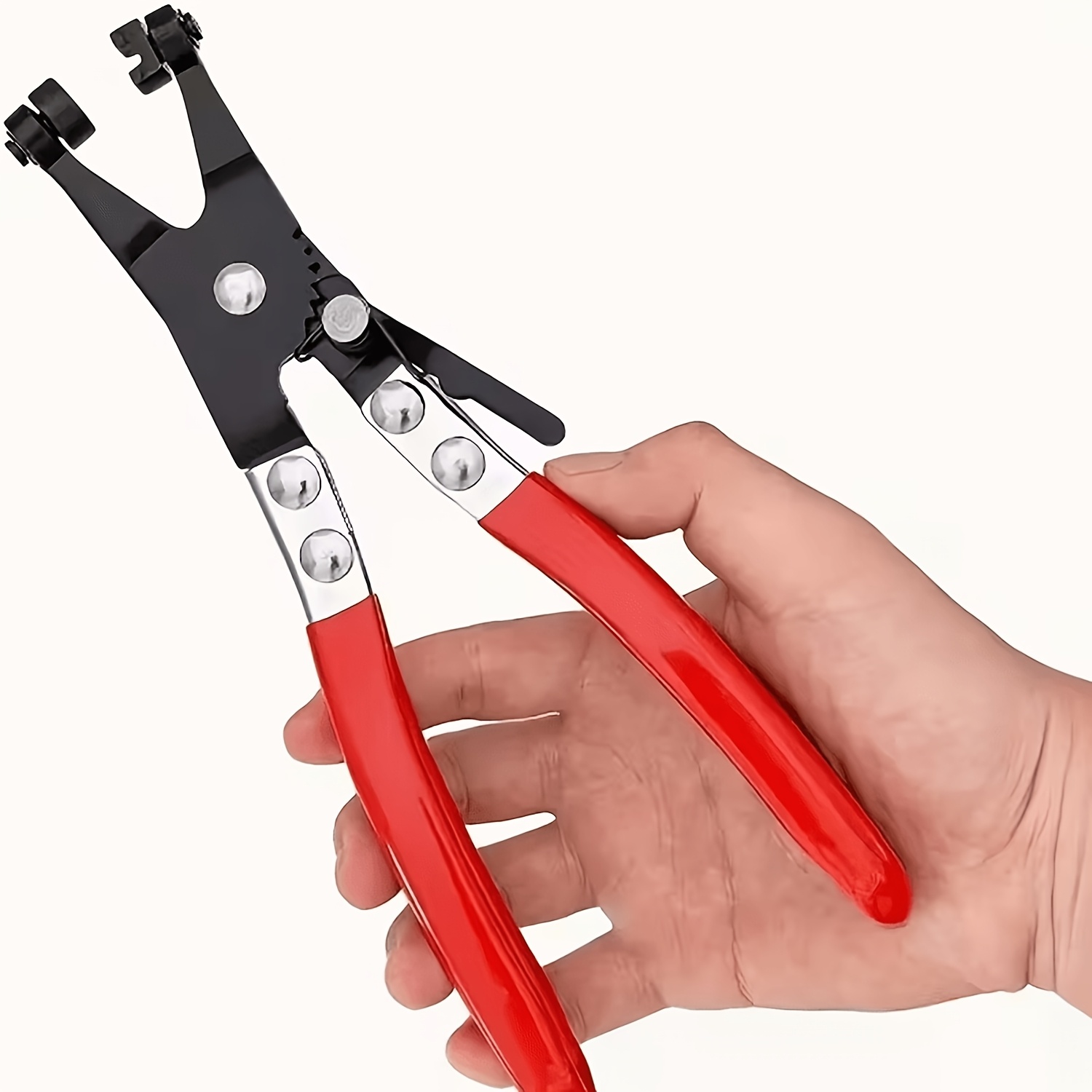 TEMU Heavy-duty Portable Multifunctional Car Fuel And Vacuum Hose Removal Pliers With Hose Clamp - -one Automotive Repair Tool, Ergonomic Handle,
