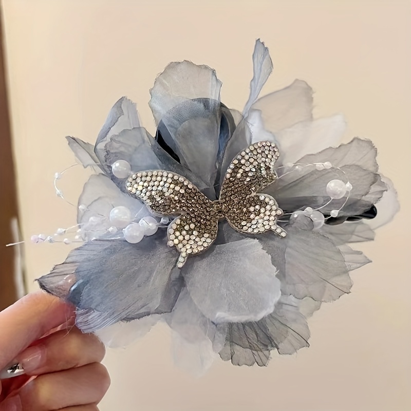 TEMU Elegant Hair Clip, Fashionable And Stylish Back-of-head Updo Shark Clip