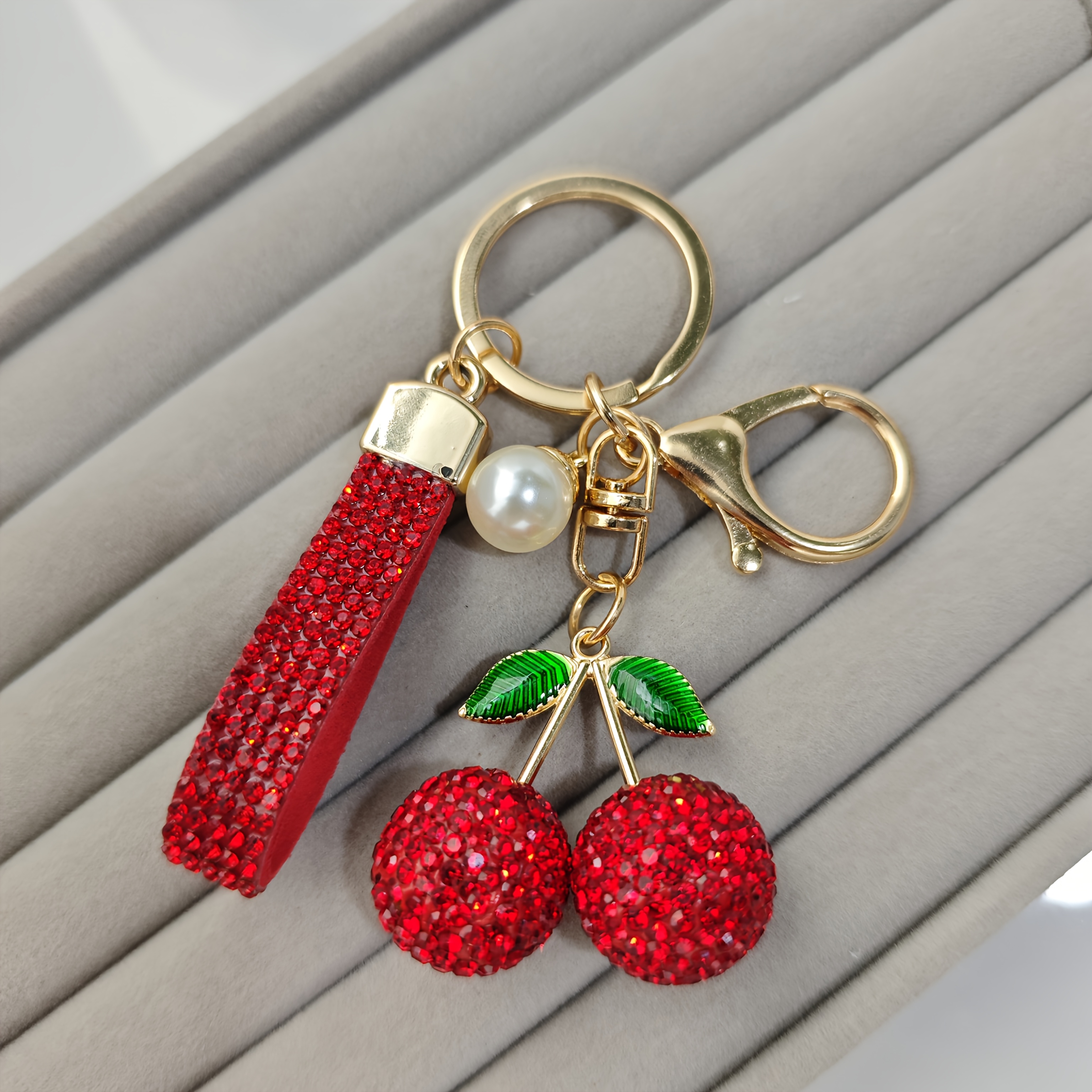 TEMU Portachiavi con Strass, Ciondolo per Borsa in , Gancio Portachiavi Auto, Chiusura a , , Accessorio per Borsa Stile , Ciondolo per Borsetta,