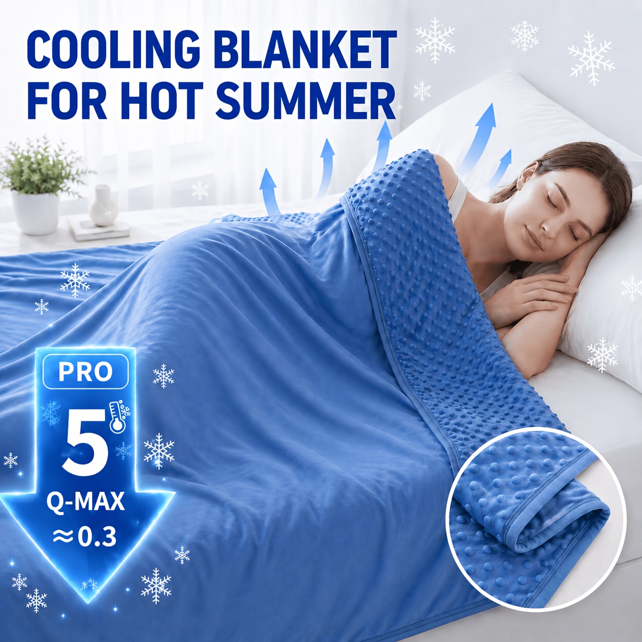 TEMU Cooling Blanket For Hot Sleepers, Lightweight Blanket, Soft Breathable Quilt Cool Throw Blanket For Bed Sofa Couch Travel, Summer Comforter