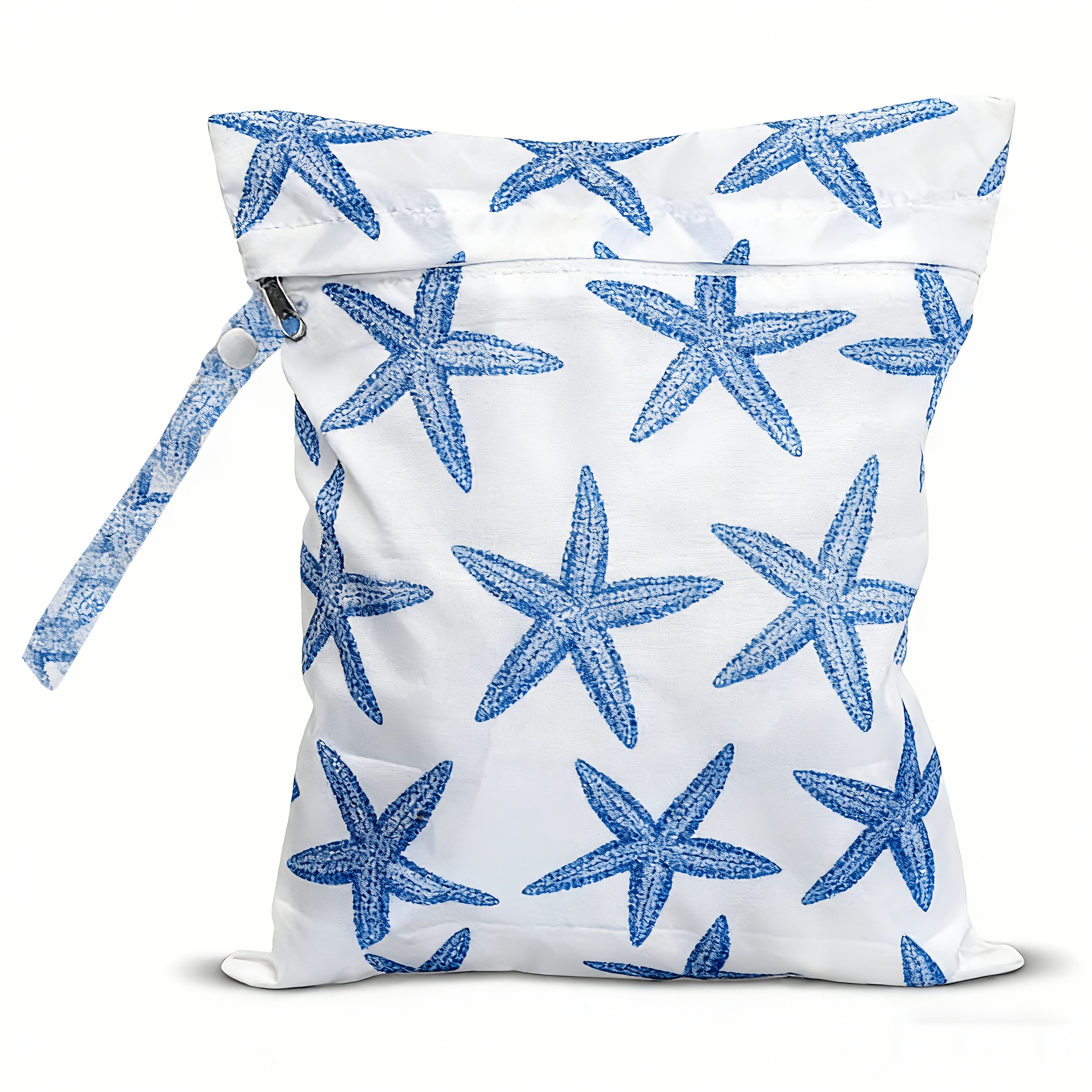 Image of Dry Wet Bag, Dry Wet Bag | Beach Pattern Fashionable Zipper Bag, Suitable For Swimwear, Travel, Beach, Swimming Pool, Dirty Yoga Sportswear, Cosmetics, Wedding Supplies, Reusable Gifts, Bra Storage