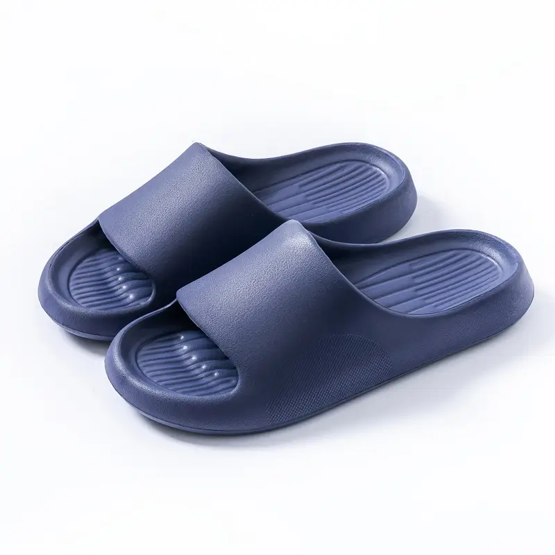 summer eva flip flops soft comfortable slip on sandals with non slip soles for bathroom floor and outdoor use black and orange summer footwear eva sandals comfortable footwear Product details 7