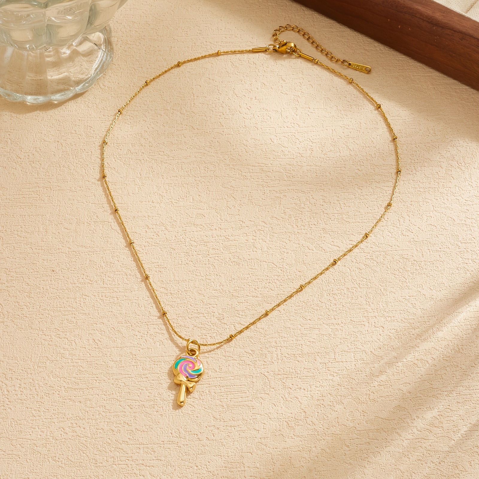 Women's Colorful Candy Pendant Necklace