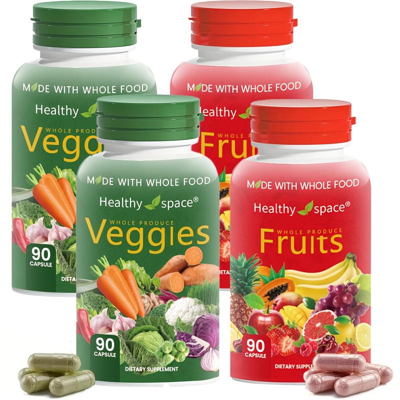 * Fruit And Vegetables - * Food Supplement Containing * Fruits And Vegetables Suitable For Women, Men And *