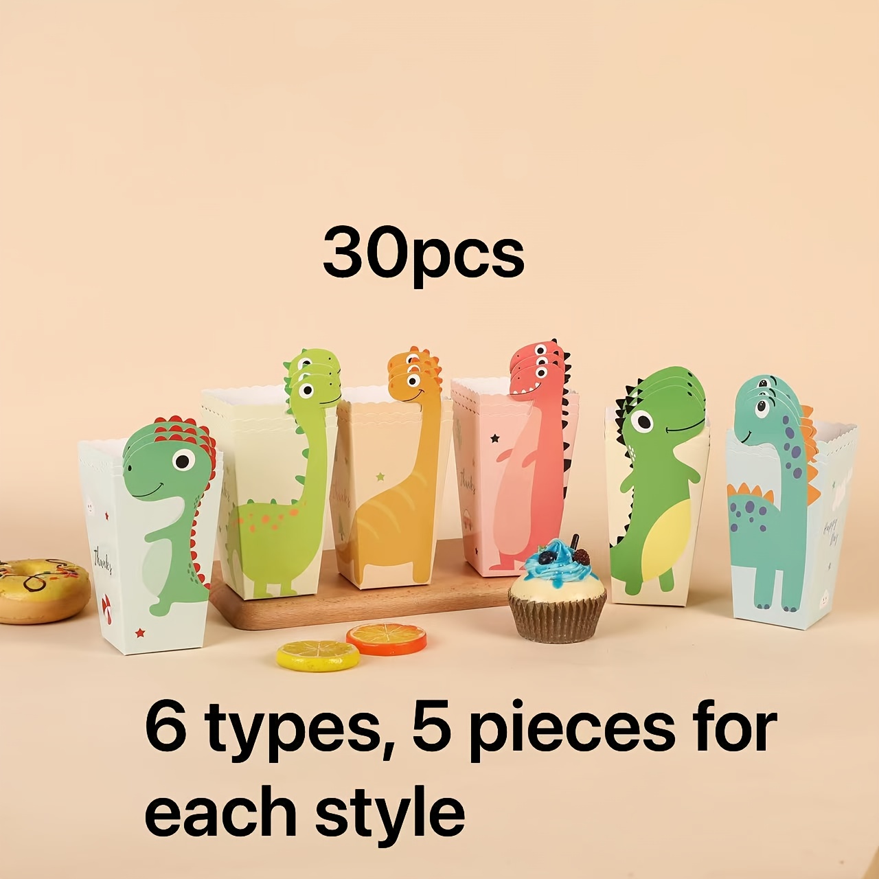 TEMU Gift For Her/him 30pcs Dinosaur Pattern Decorative Gift Box Party Supplies, Birthday Decor, Wedding Decor, Summer Party